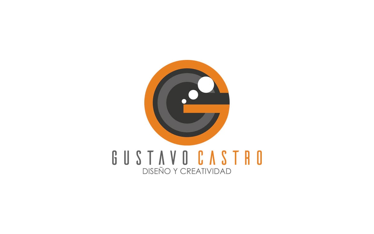 Logotipo Gustavo Castro - Diseño y creatividad