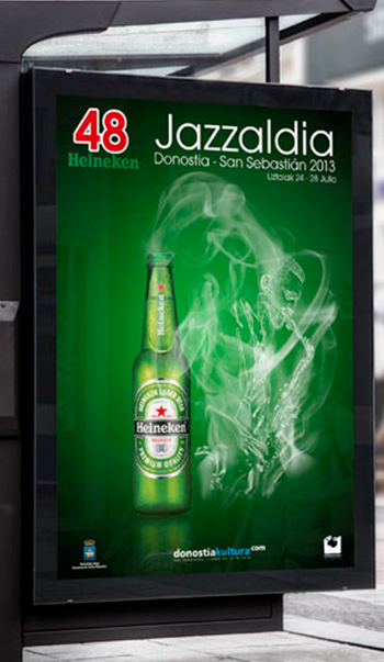 Diseño de cartel para festival de Jazz