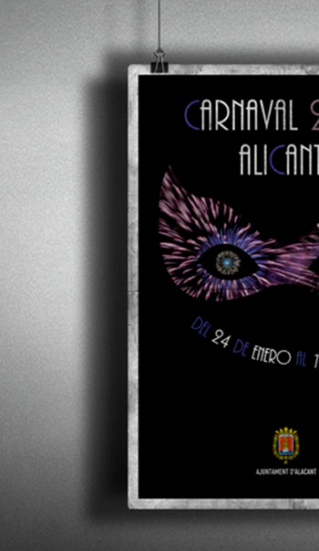 Diseño de cartel carnavales