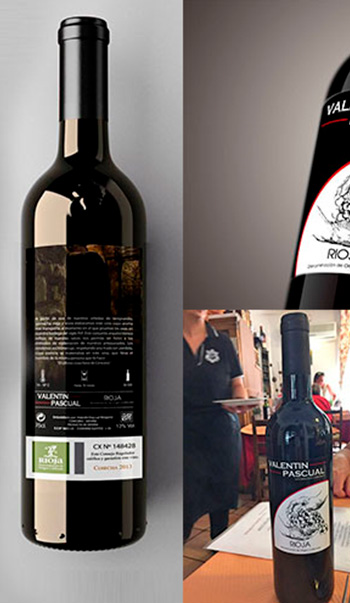 Diseño de etiquetas para bodega