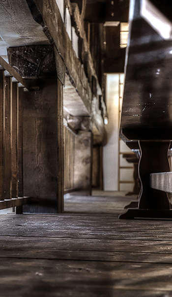Fotografía de arquitectura. Teatro de madera