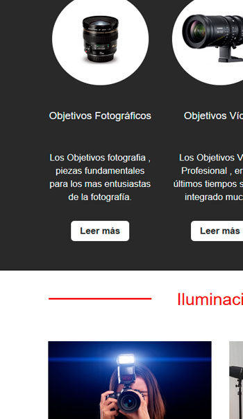Diseño y programación de newsletter para mailing
