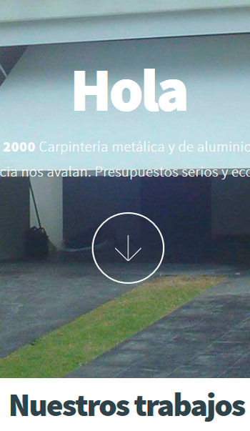 Diseño y programación de web para empresa de automatismos